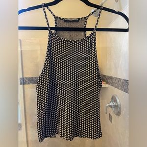 Brandy Melville black patterned tank